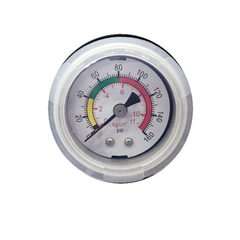 Malida The Water Filter Water Stainless Pressure Gauge For Aquarium Meter 0-1.6MPa 0-220psi Reverse Osmosis System Pump With 3/8 COMIN16JU048101 