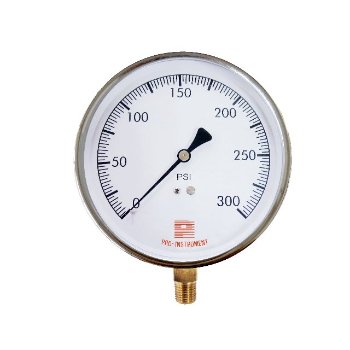 Contractor pressure gauge