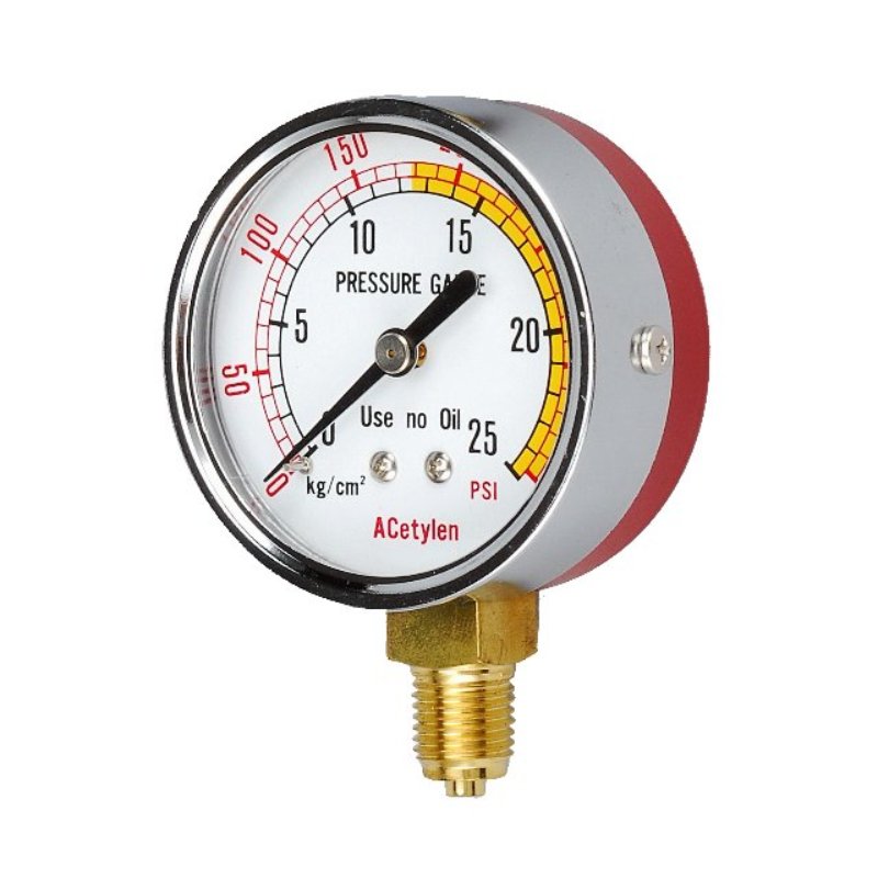 acetylene pressure gauge