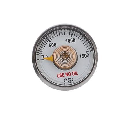 Spiral tube pressure gauge