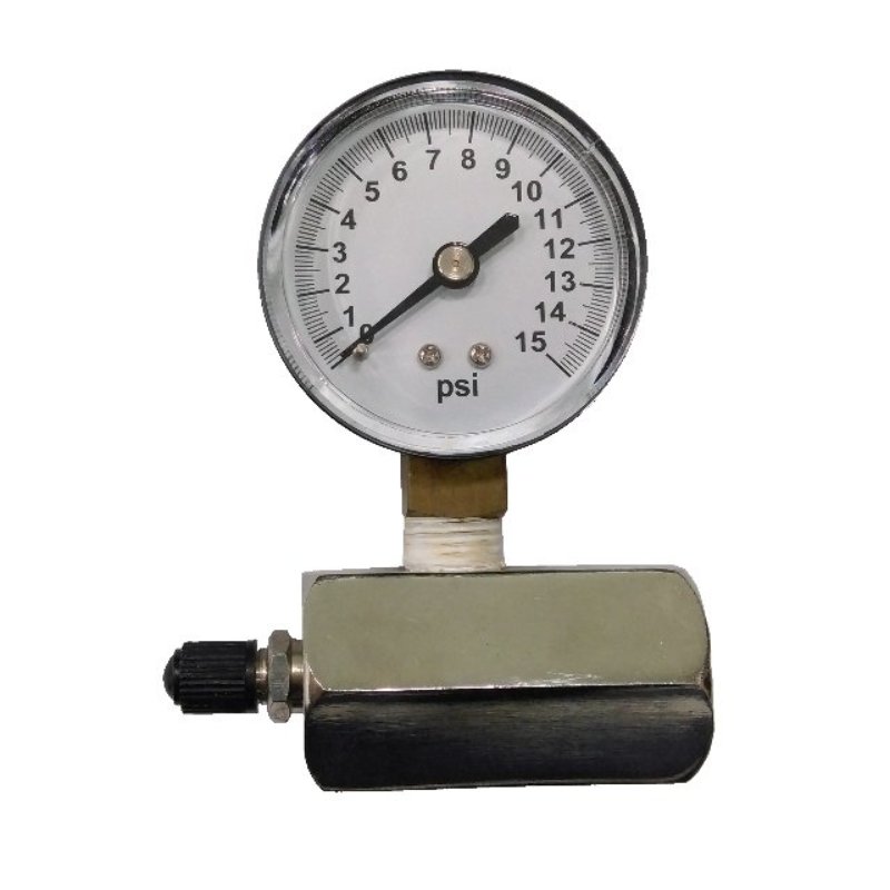 water check pressure gauge (horizontal)