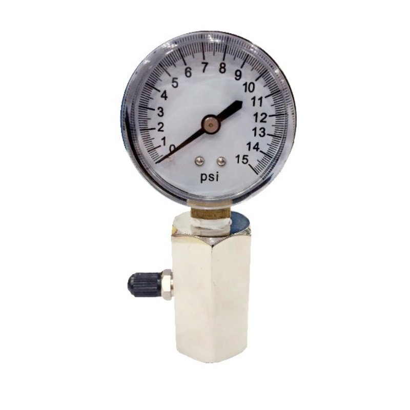 water check pressure gauge (vertical)