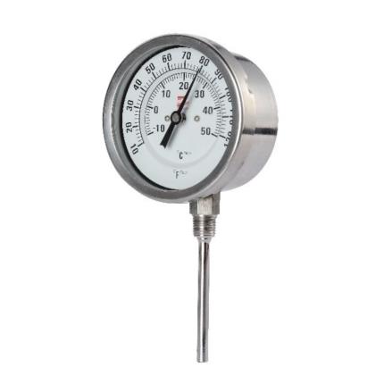 不銹鋼雙金屬溫度計(直立式)