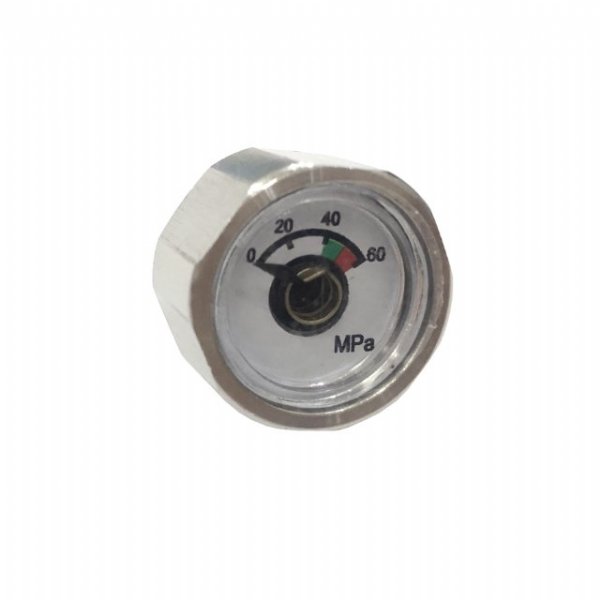Stainless steel spiral tube pressure gauge