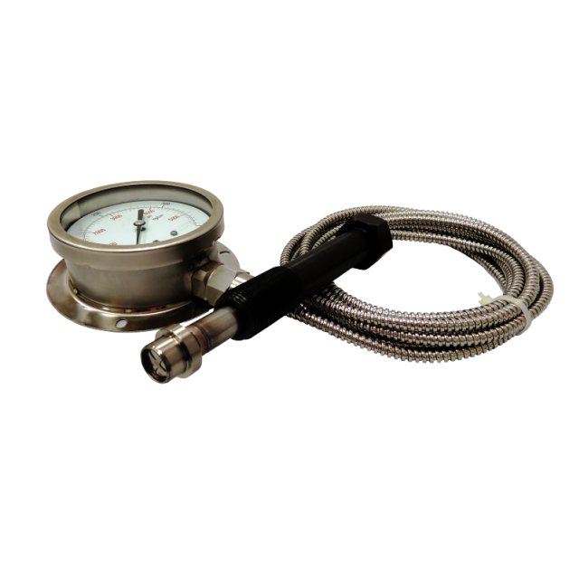 Manómetro de diafragma de alta temperatura y alta presión