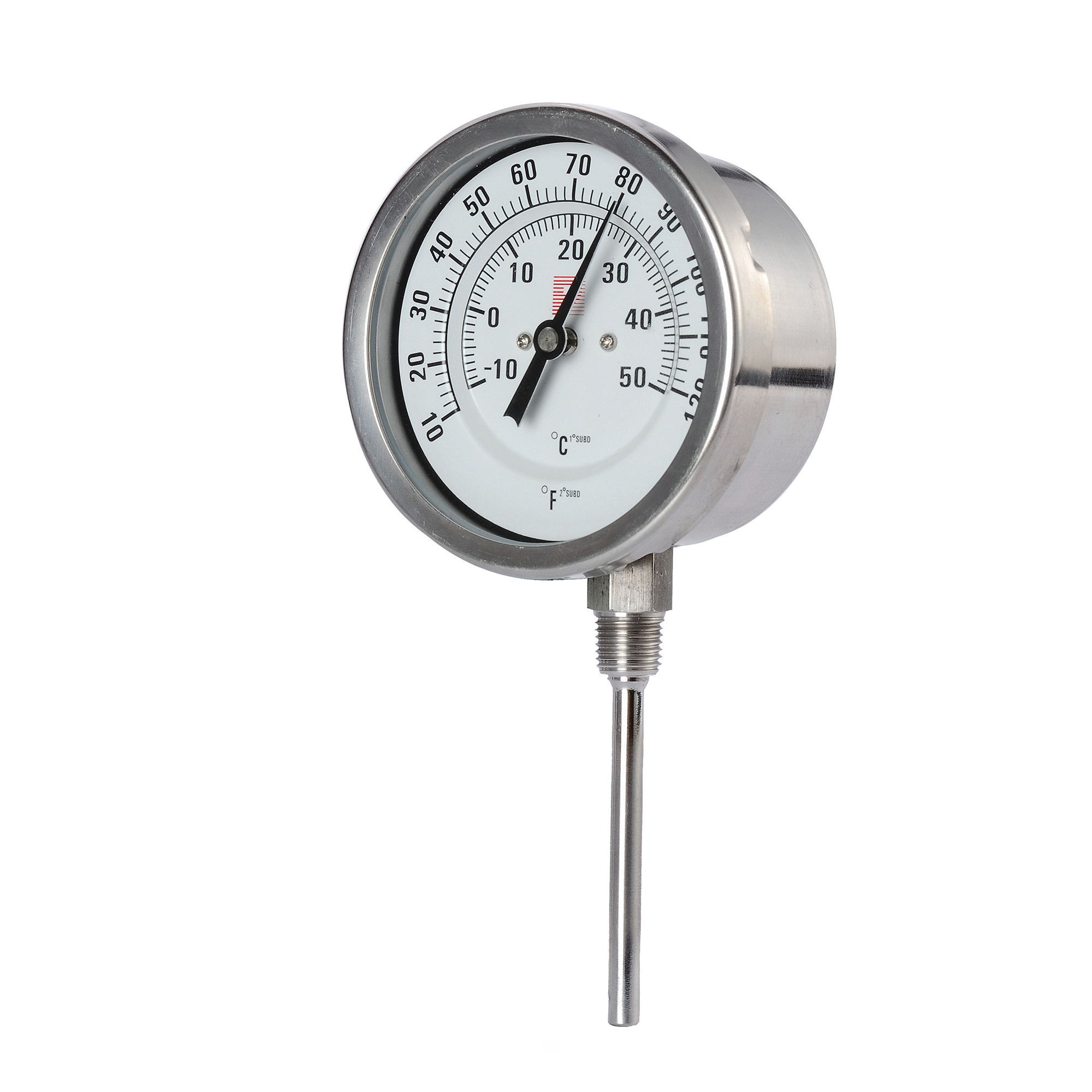 Stainless steel bimetal Thermometer, C100 SERIES