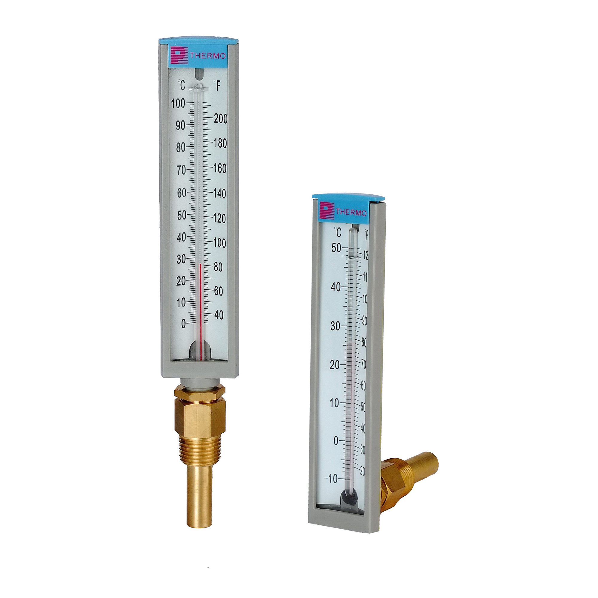 Glass tube industrial thermometer, C300 SERIES