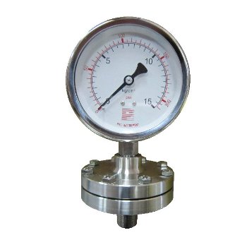 Thread type Diaphragm seal pressure gauge