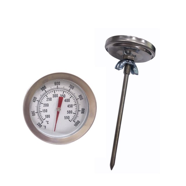 thermometer with butterfly nut