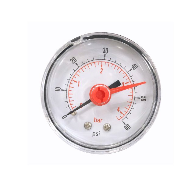 ABS case pressure gauge with red pointer